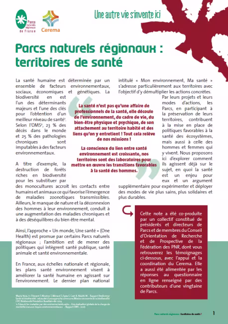 Note Cerame Santé couverture