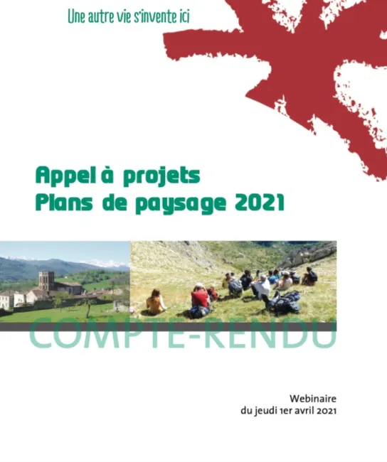 Visio-conférence - Appel à projets Plans de paysages 2021