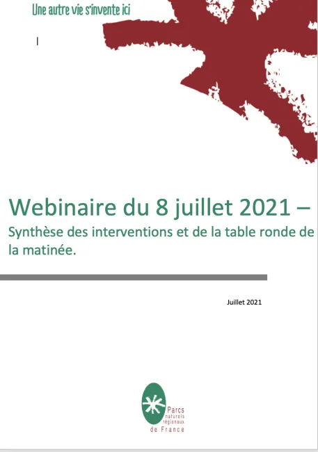 Synthèse de la matinée du Webinaire 8/07/21 "un territoire une santé "