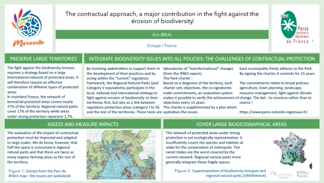 E-poster UICN l'approche contractuelle des aires protégées