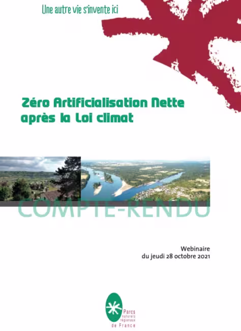 Visio-conférence - ZAN après Loi Climat