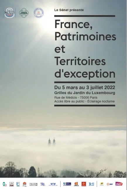 Affiche de l'expostion photographique sur les grilles du Sénat