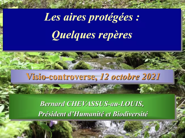 Support présentation Bernard Chevassus CORP, 12 octobre