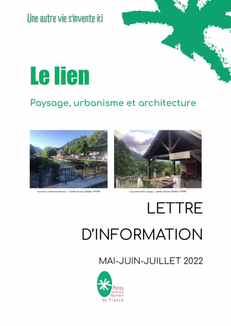 Le Lien Paysage, urbanisme et architecture Mai Juin & Juillet 2022