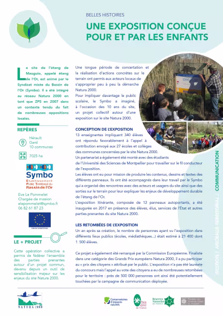 Aires Terrestres Éducatives : Les enfants acteurs de Natura 2000 dans les Maures