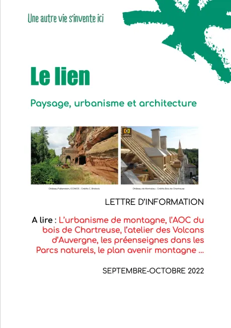 Le Lien Paysage, urbanisme et architecture Septembre Octobre 2022