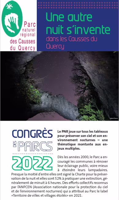 Une autre nuit s'invente dans les Causses du Quercy, panneau marchés des initiatives 2022