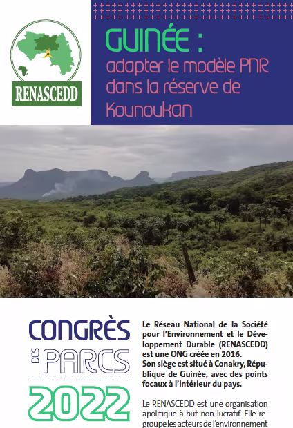 Guinée : adapter le modèle PNR dans la réserve de Kounoukan