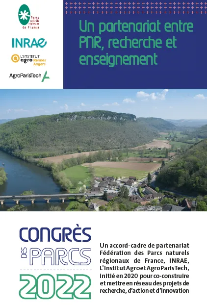 Partenariat  Fédération des Parcs, INRAE, L'Institut Agro et AgroParisTech pour la recherche