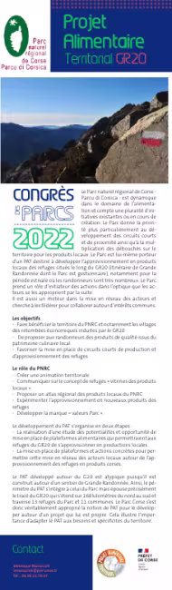 Projet Alimentaire Territorial GR20