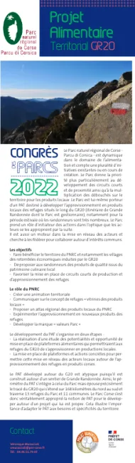 Projet Alimentaire Territorial GR20