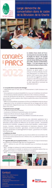 Large démarche de concertation dans le cadre de la Révision de la Charte