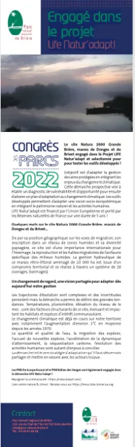Engagé dans le projet Life Natur’adapt!