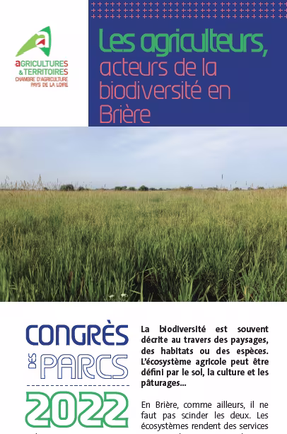 Chambre d'agriculture Pays de la Loire : les agriculteurs acteurs de la biodiversité en Brière