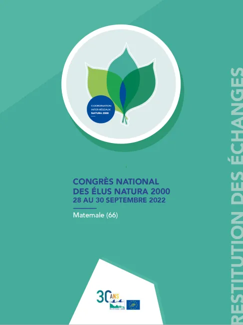 Restitution des échanges du congrès national des élus Natura 2000