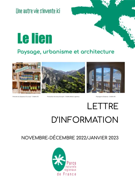 Le Lien Paysage, urbanisme et architecture Novembre Décembre 2022 Janvier 2023