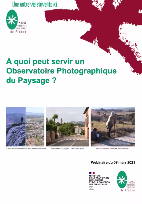 Visio-conférence - À quoi peut servir un Observatoire Photographique du Paysage ?