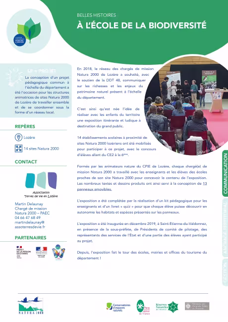 A l'école de la biodiversité