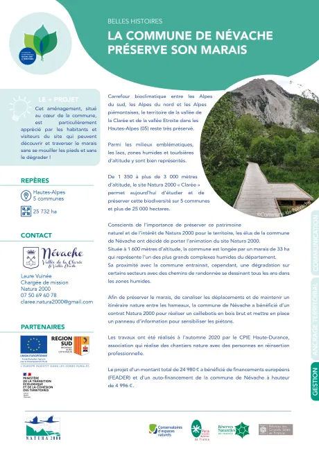 La commune de Névache préserve son marais