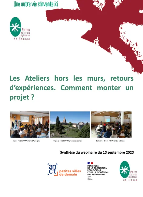 Visio-conférence - Ateliers hors les murs, retours d'expériences. Comment monter un projet ? 