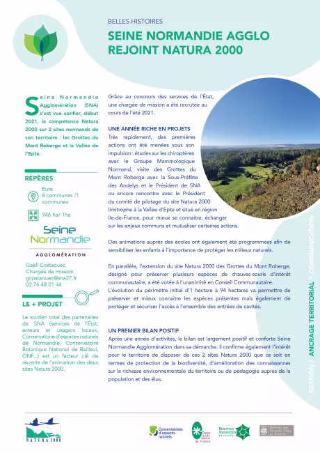 Seine Normandie Agglo rejoint Natura 2000