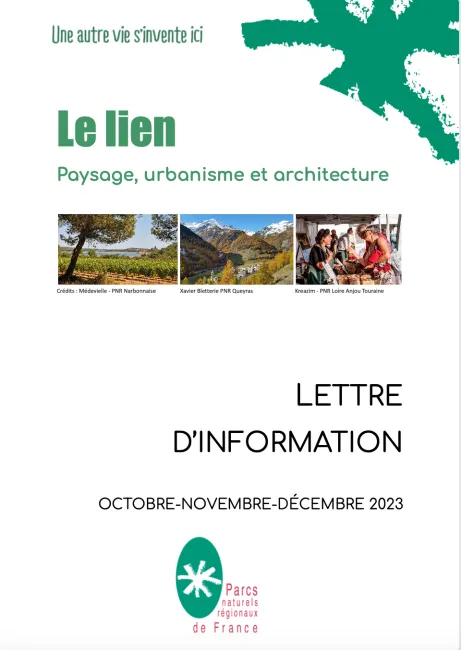 Le Lien Paysage, urbanisme et architecture octobre novembre décembre 2023