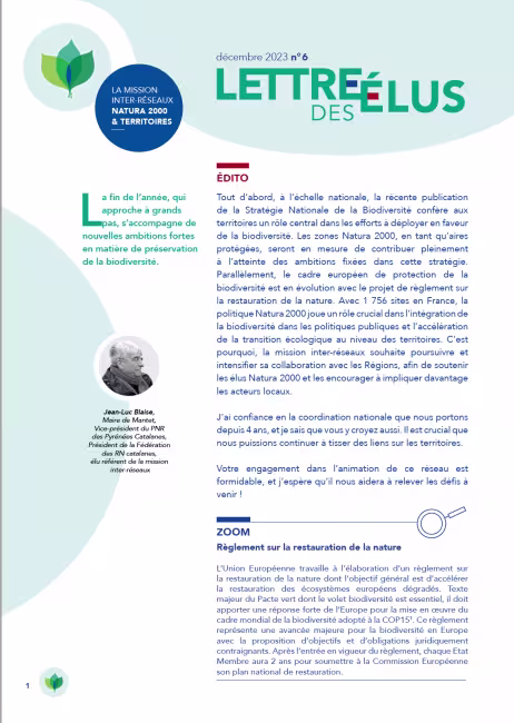 Lettre des élus n°6