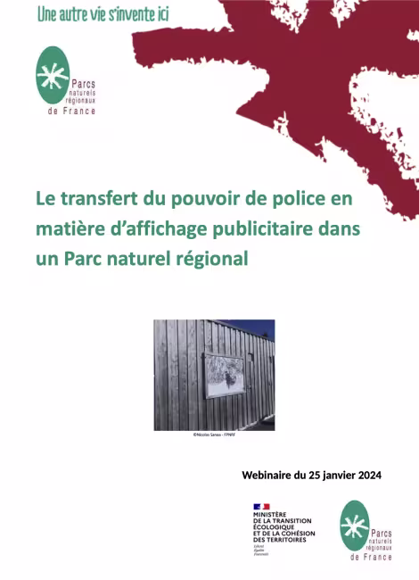 Visio-conférence - Le transfert du pouvoir de police en matière d'affichage publicitaire