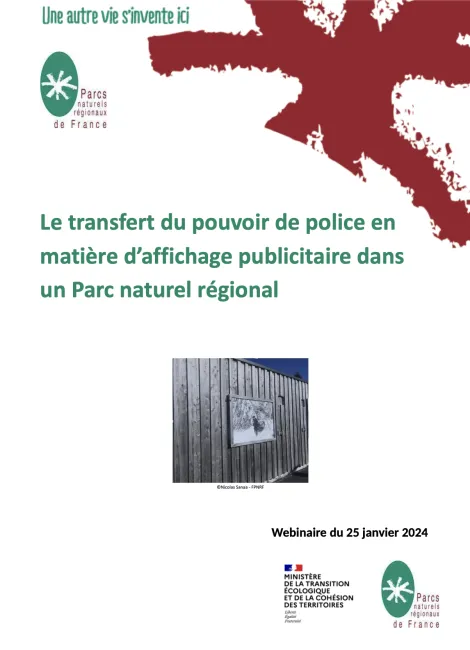 Visio-conférence - Le transfert du pouvoir de police en matière d'affichage publicitaire