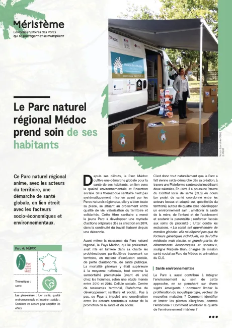 Le Parc naturel régional Médoc prend soin de ses habitants
