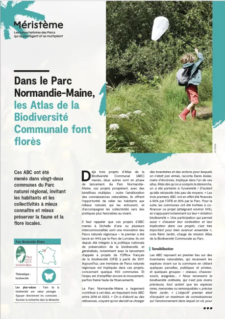 Dans le Parc Normandie-Maine, les Atlas de la Biodiversité Communale font florès