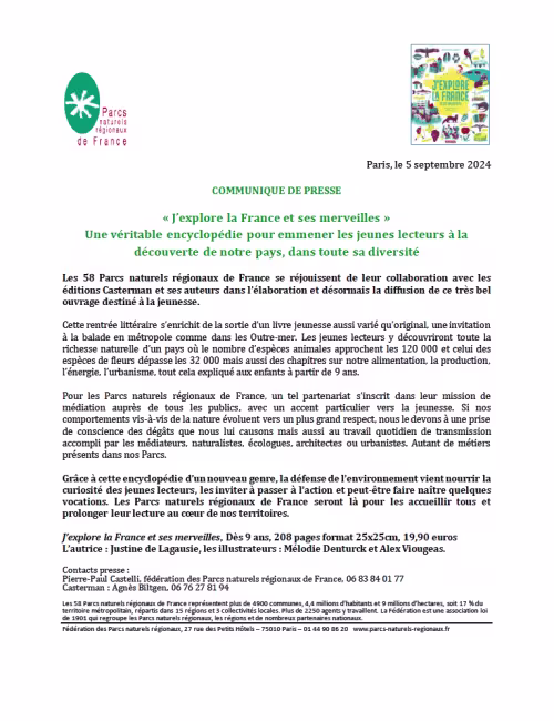 J'explore la France - CP - FPNRF