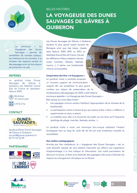 La Voyageuse des Dunes Sauvages de Gâvres à Quiberon