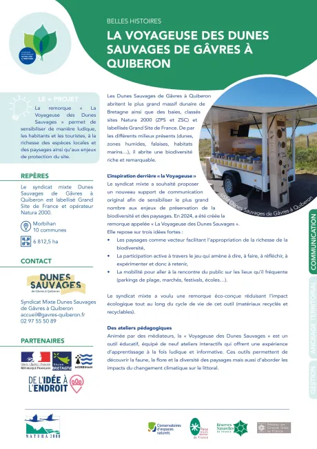 La Voyageuse des Dunes Sauvages de Gâvres à Quiberon