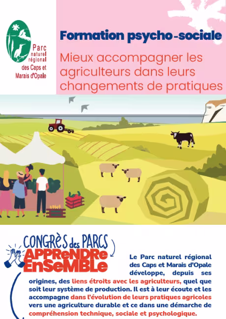 Caps et Marais d'Opale : formation psycho -sociale : mieux accompagner les agriculteurs dans leurs changements de pratiques