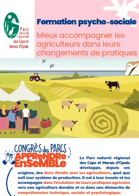 Caps et Marais d'Opale : formation psycho -sociale : mieux accompagner les agriculteurs dans leurs changements de pratiques