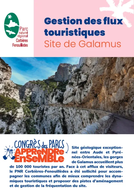 Corbières Fenouillèdes : Gestion des flux touristiques, le site de Galamus