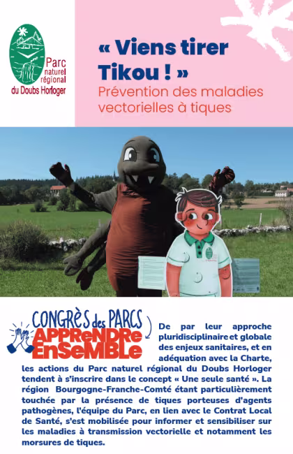 Doubs horloger : « Viens tirer Tikou ! », prévention des maladies vectorielles à tiques