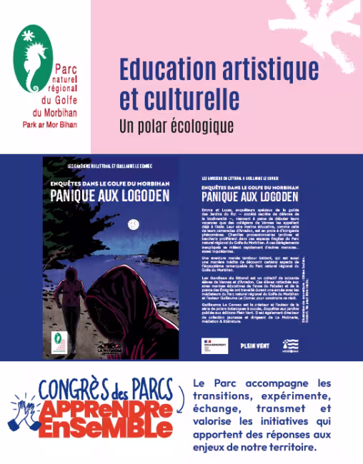 Golfe du Morbihan : éducation artistique et culturelle : un polar écologique