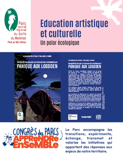 Golfe du Morbihan : éducation artistique et culturelle : un polar écologique