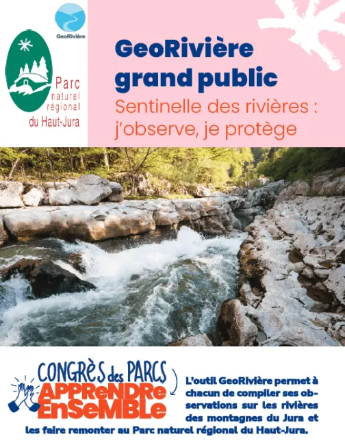 Haut Jura : GeoRivière grand public, sentinelle des rivières : j'observe, je protège