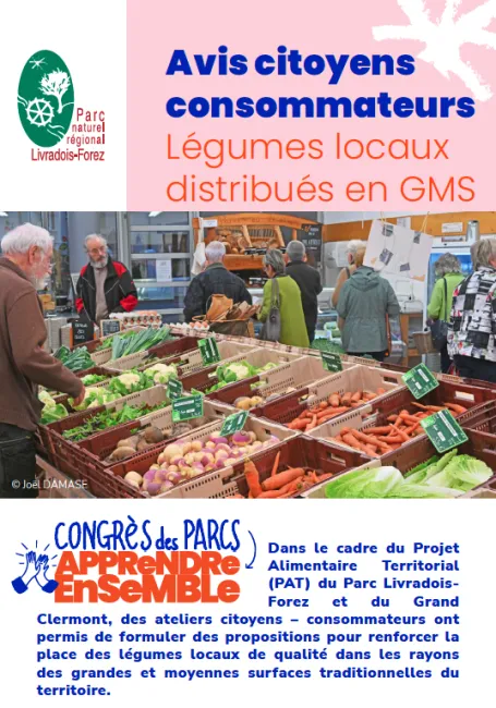 Livradois Forez : ateliers citoyens-consommateurs sur les légumes locaux distribués en grandes et moyennes surfaces