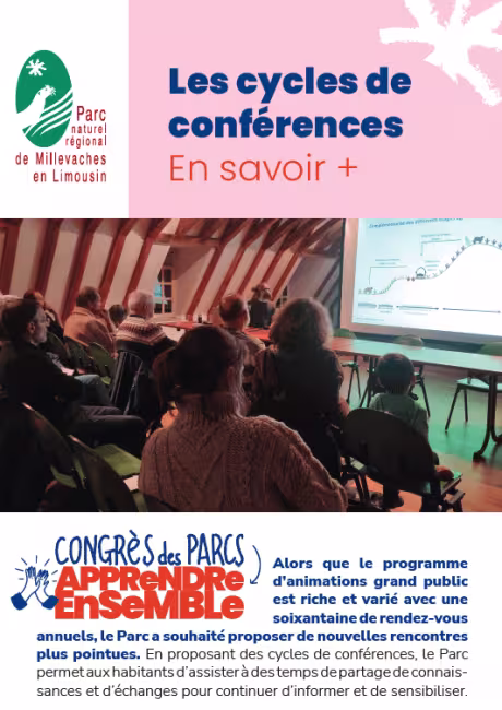 Millevaches en Limousin : les cycles de conférences "En savoir +"