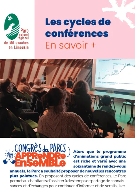 Millevaches en Limousin : les cycles de conférences "En savoir +"