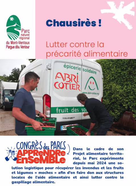 Mont-Ventoux : Chausirès ! Lutter contre la précarité alimentaire
