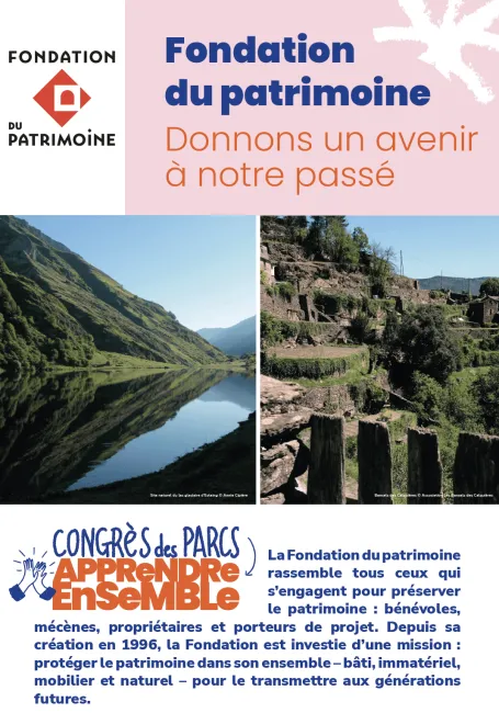 Fondation du patrimoine, donnons un avenir à notre passé