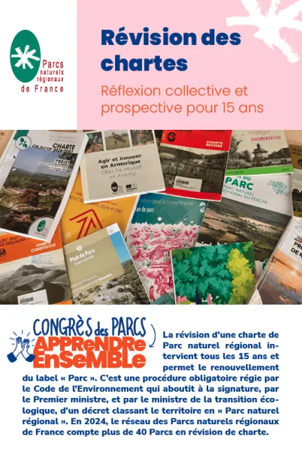 Fédération des Parcs naturels régioonaux de France : Révision des chartes, une réflexion collective et  prospective pour 15 ans