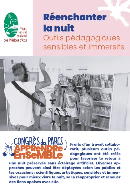 Préalpes d'Azur : réenchanter la nuit, outils pédagogiques sensibles et immersifs