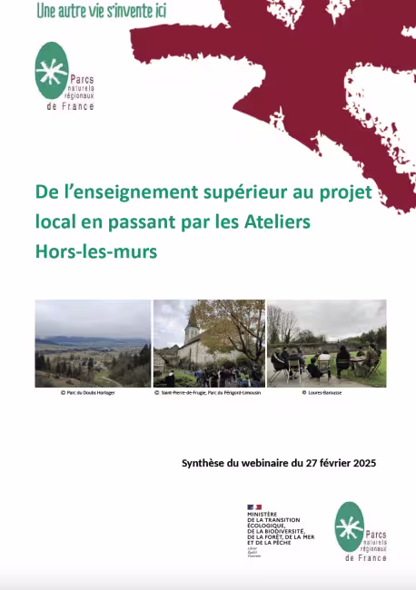 Photo synthèse webinaire ateliers hors les murs février 2025