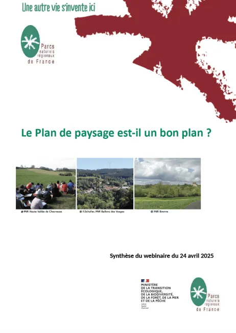 Synthèse webinaire du 24 avril 2025 : Le Plan de paysage est-il un bon plan ?